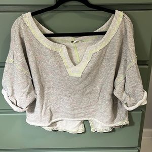Free People cropped sweater